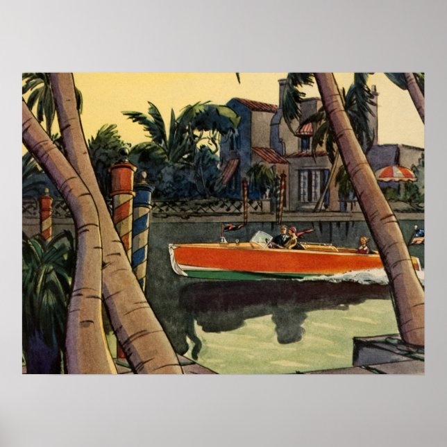Dodge Motor Speed Boat Jungle Cruise Poster (Framsidan)