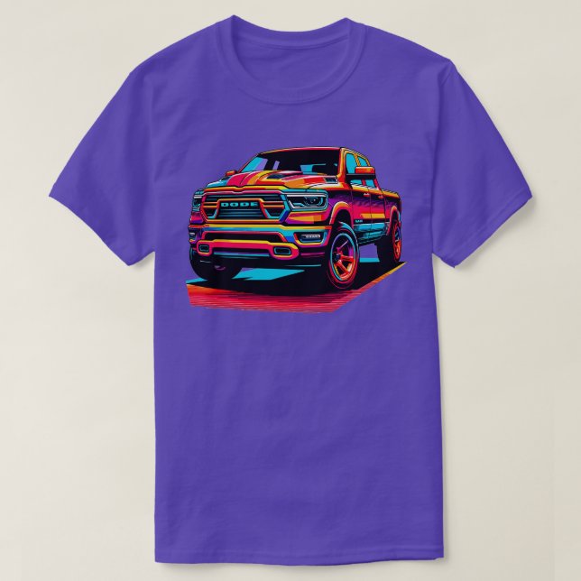 Dodge Ram 1500 22 T Shirt (Design framsida)