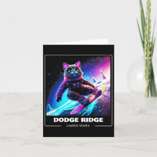 Dodge Ridge United Stater Ski Skiing Skier Kort