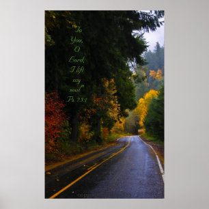 Dodge Road Splendor w/Scripture verse Poster