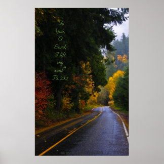 Dodge Road Splendor w/Scripture verse Poster