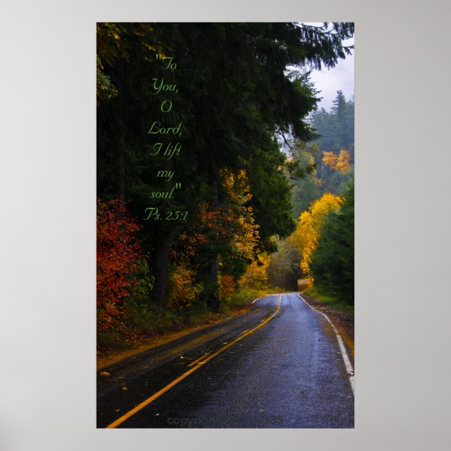 Dodge Road Splendor w/Scripture verse Poster (Framsidan)