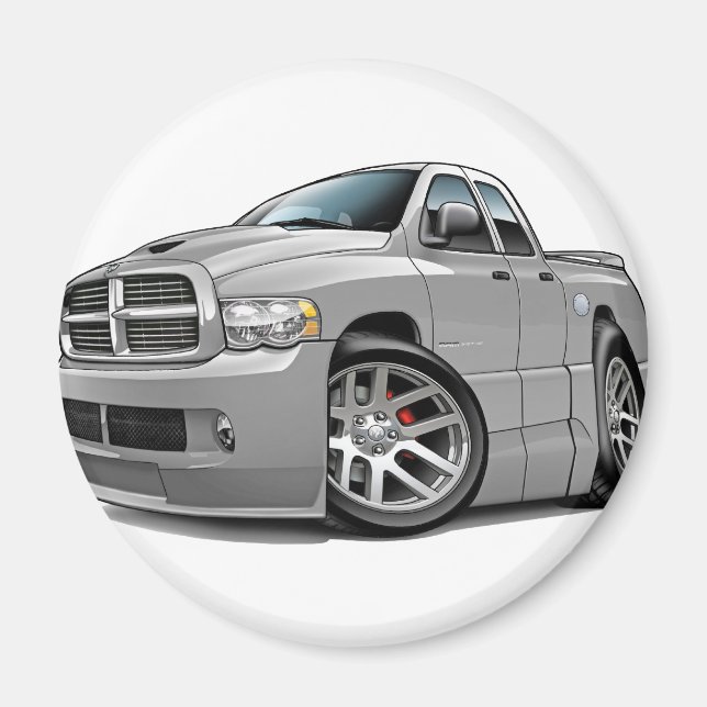 Dodge SRT10 Ram Dualcab Grått Magnet (Framsidan)