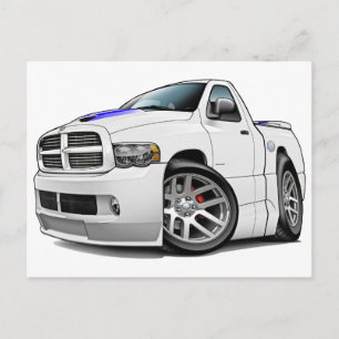 Dodge SRT10 Ram White Vykort