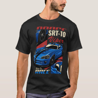 Dodge Srt-10 Viper född i Tävling T Shirt