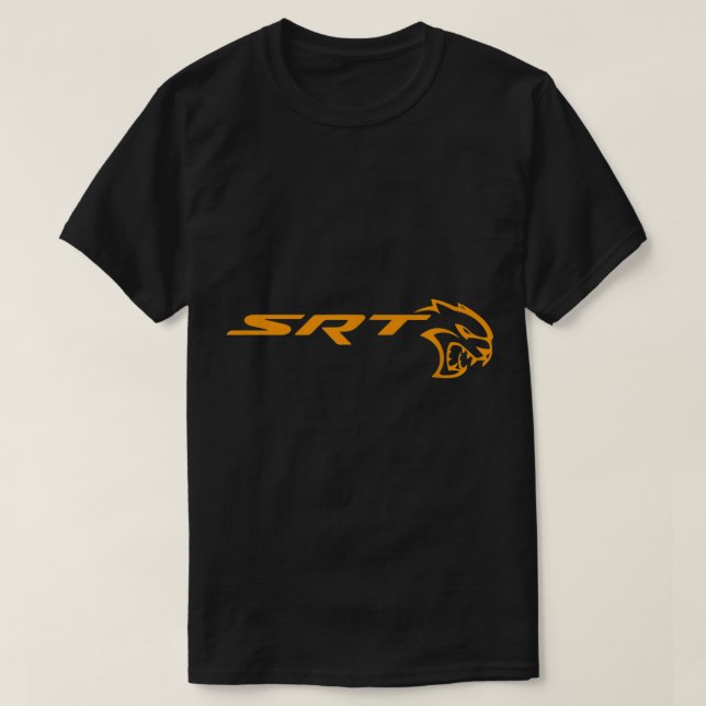 Dodge SRT Hellcat Orange  T Shirt (Design framsida)