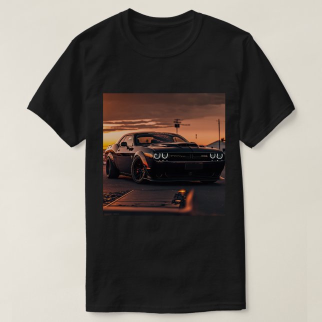Dodge utmanenger t shirt (Design framsida)