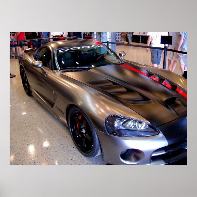Dodge Viper 2008 American Sports Car Poster Photo (Framsidan)