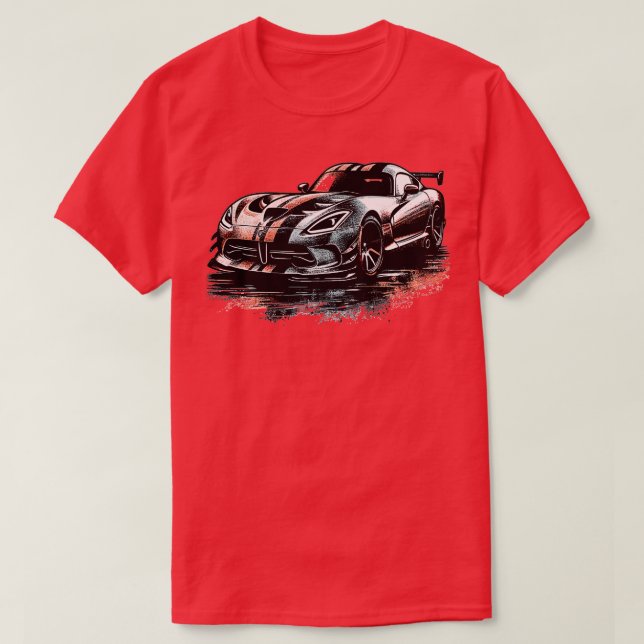 Dodge viper 22 t shirt (Design framsida)
