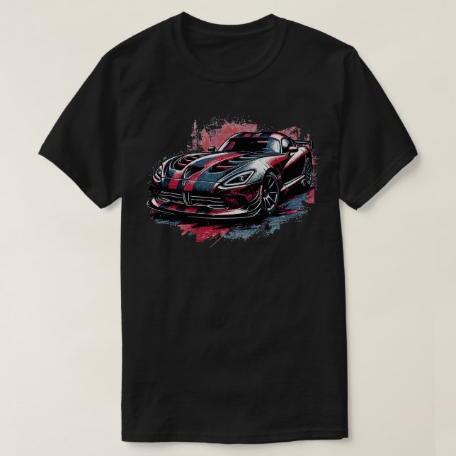 Dodge viper 25 t shirt (Design framsida)