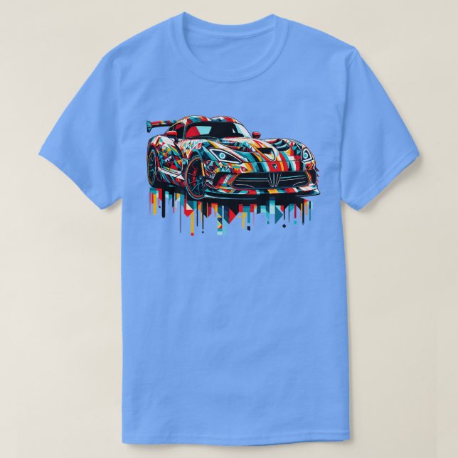 Dodge viper 3 t shirt (Design framsida)