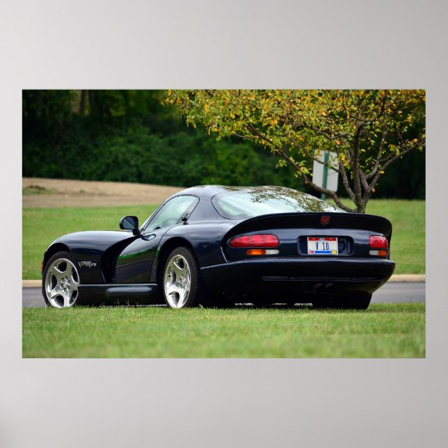Dodge Viper GTS Poster (Framsidan)