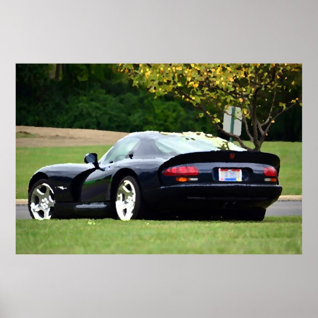 Dodge Viper GTS-utskrift Poster (Framsidan)