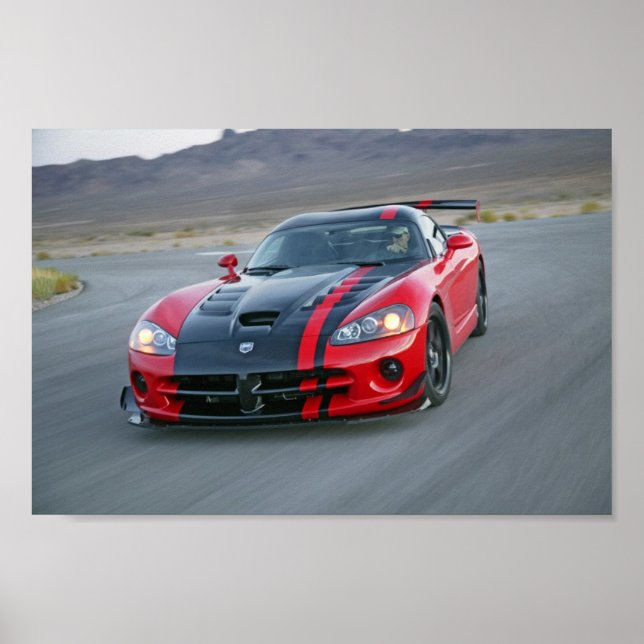 Dodge Viper Poster (Framsidan)