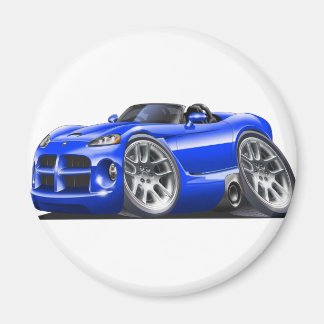 Dodge Viper Roadster Blue Car Magnet