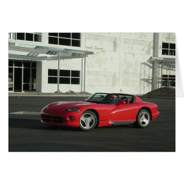 Dodge Viper RT/10 Hälsningskort (Framsidan Horizontal)