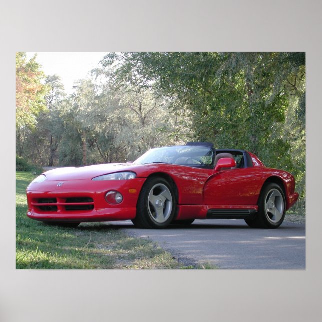 Dodge Viper RT/10 Poster (Framsidan)