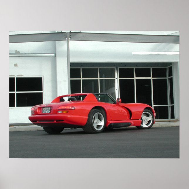 Dodge Viper RT/10 Poster (Framsidan)