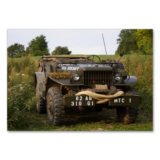 Dodge WC 57 Bordsnummer (Framsidan)