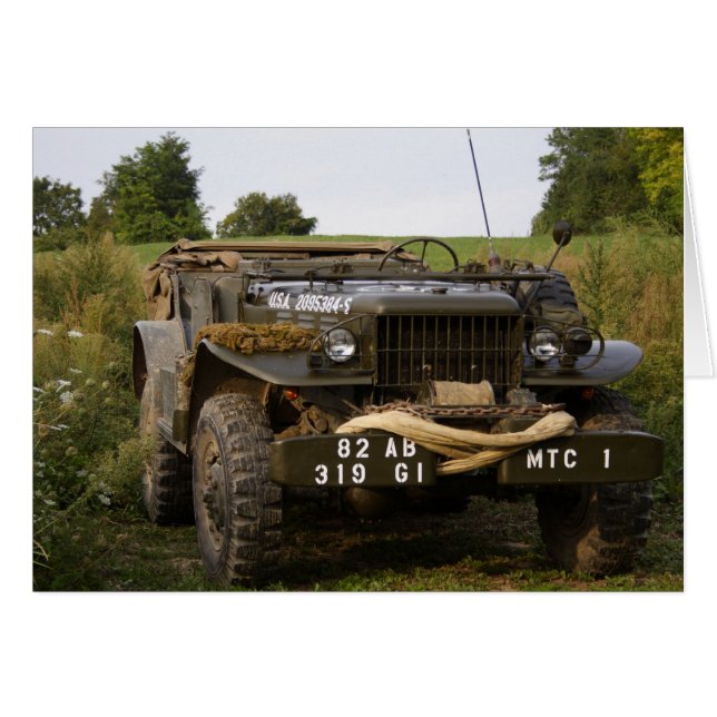 Dodge WC 57 Hälsningskort (Framsidan Horizontal)