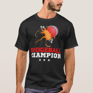 dodgeball champion för en dodgeball-spelare t shirt