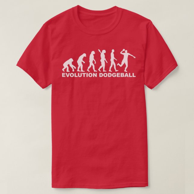 Dodgeball evolution t shirt (Design framsida)