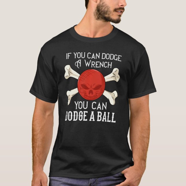 Dodgeball Game Gaga Boll Pit Kit T Shirt (Framsida)