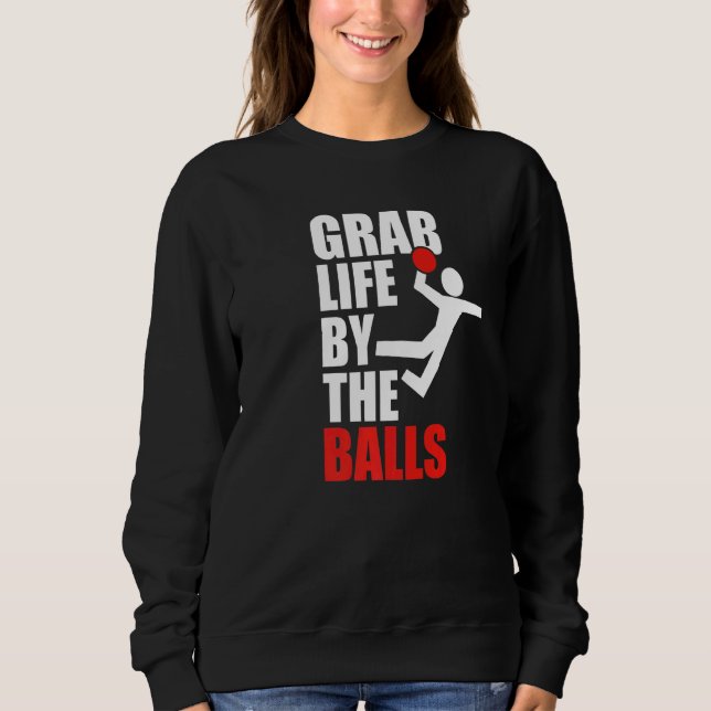 Dodgeball Humor Graphic T Shirt (Framsida)