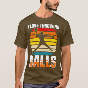 Dodgeball I Kärlek Throwing Bollar T Shirt