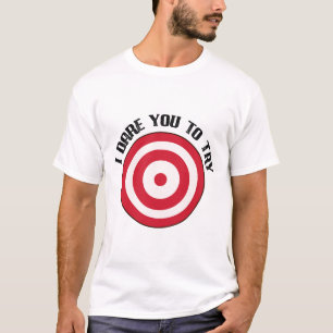 Dodgeball jag fördärvar dig med Bullseye Target på T Shirt