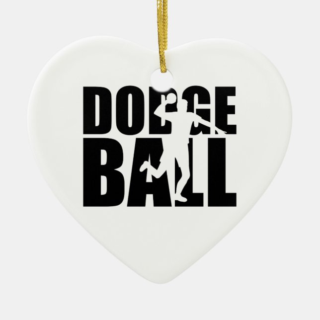 Dodgeball Julgransprydnad Keramik (Framsidan)