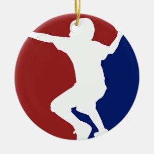 Dodgeball League Julgransprydnad Keramik