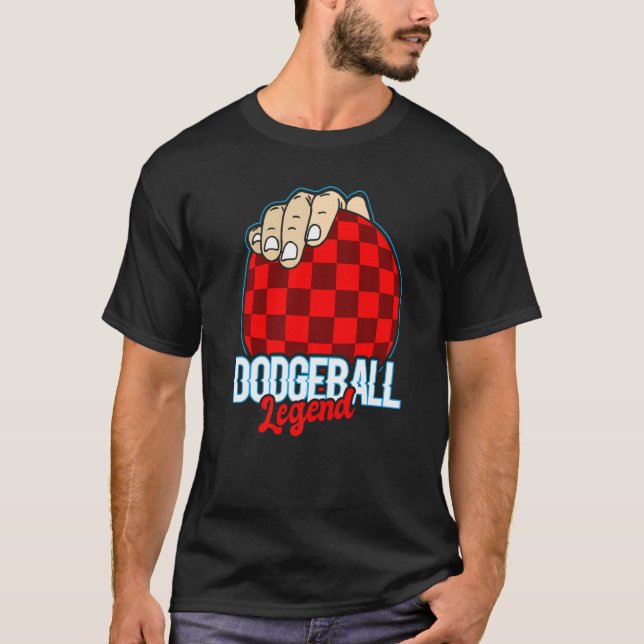 Dodgeball Legend for Dodgeball  and Dodgeball Play T Shirt (Framsida)