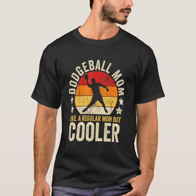 Dodgeball Mamma som ett reguljärt Mamma men koler  T Shirt (Framsida)
