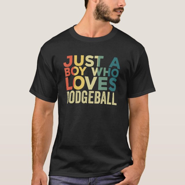 Dodgeball Player Apparatur Dodge Boll-citat T Shirt (Framsida)