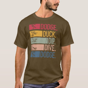 Dodgeball Player Boll Game Dodgeballer Dodge Anka T Shirt