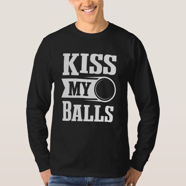 Dodgeball Player Dodge Boll Kiss My Bollar Dodgeba T Shirt (Framsida)
