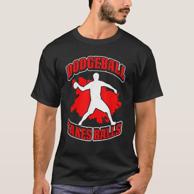 Dodgeball Player Dodgeball Coach Dodgeball Champio T Shirt (Framsida)