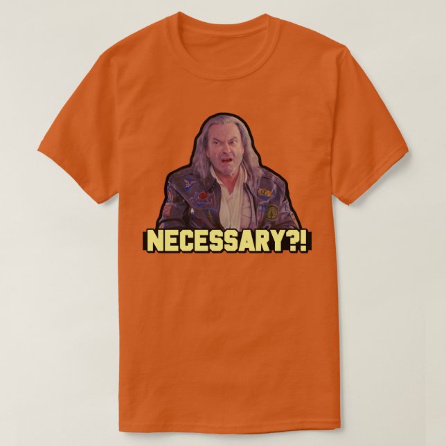 Dodgeball Rip Torn Nödvändigt T Shirt (Design framsida)