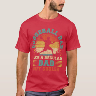 Dodgeball Sports Älskare Vintage Dodgeball Pappa F T Shirt
