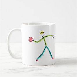Dodgeball Stickman Kaffemugg