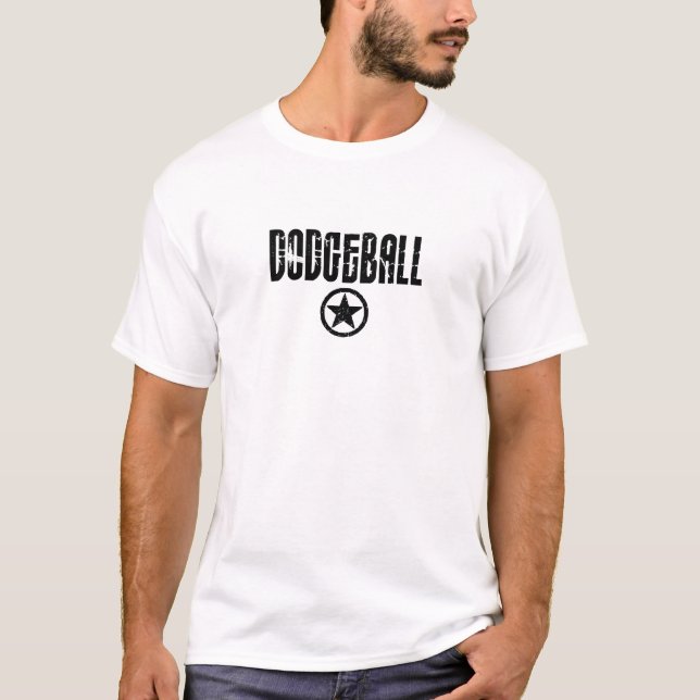 Dodgeball stjärna tee shirt (Framsida)