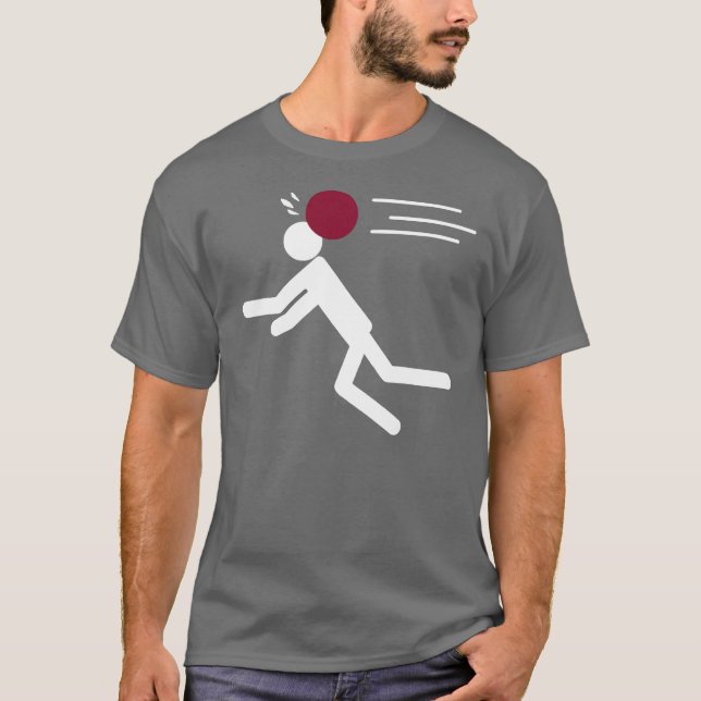 Dodgeball strejka tee shirt (Framsida)