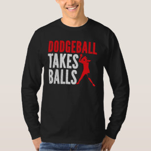 Dodgeball tar Bollar Anka Dip Dodgeball Dodg T Shirt