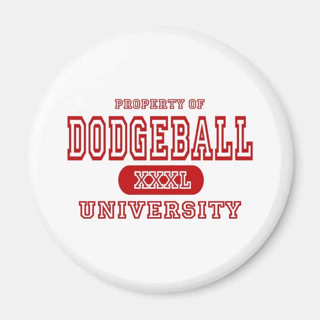 Dodgeball Universiteten Magnet (Framsidan)