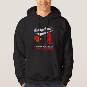 Dodgeballspelare Dodgeball-tränare Dodgeballmästar Hoodie