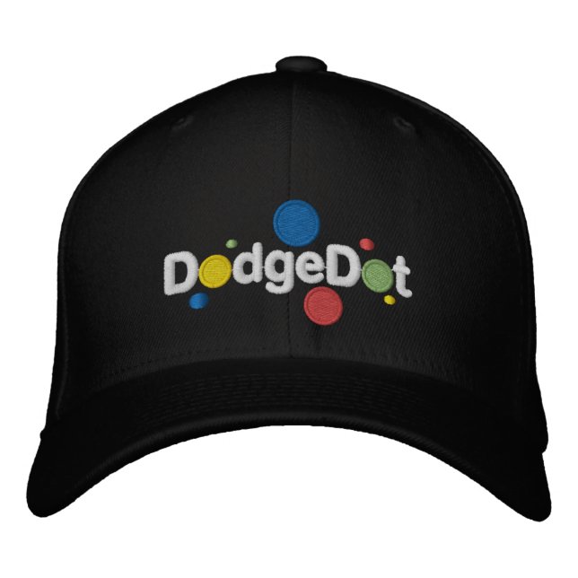DodgeDot™ Embroized Wool Cap Broderad Keps (Framsida)