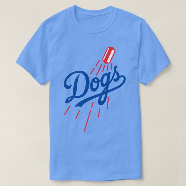 Dodger Hundar White T Shirt (Design framsida)