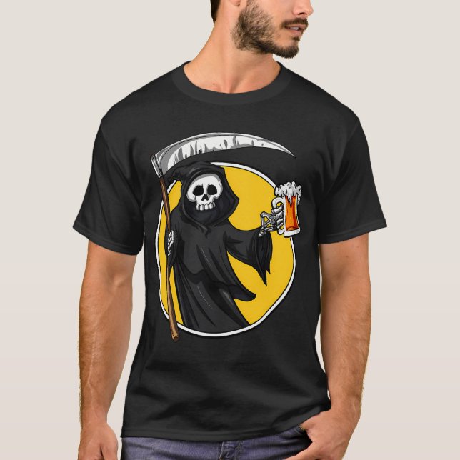 Dödgrävaren Ölparty T Shirt (Framsida)