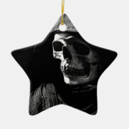 Dödgrävarskalle Julgransprydnad Keramik